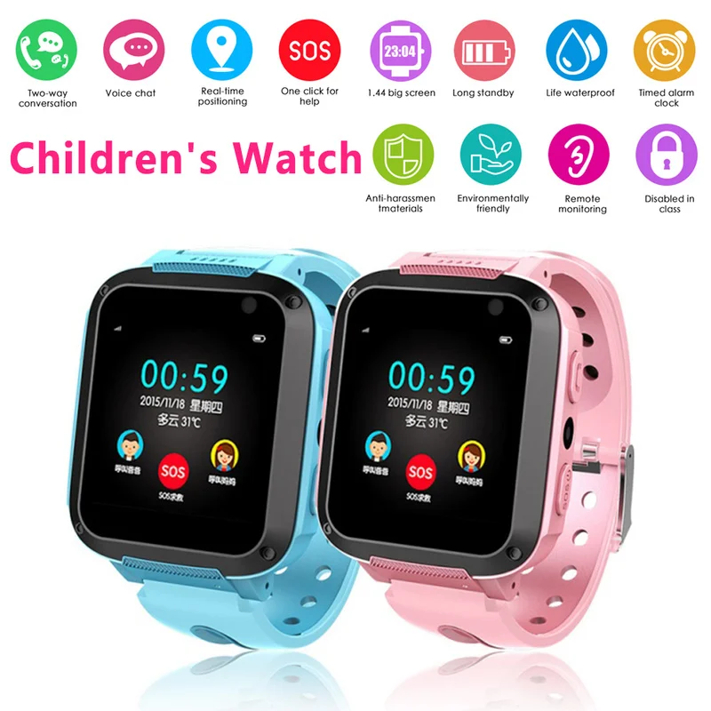 Smart Watch kids Anti Lost Child GPS Tracker SOS Smart Monitoring Positioning Phone Kids GPS Baby Watch Compatible IOS & Android
Smart Watch kids Anti Lost Child GPS Tracker SOS Smart Monitoring Positioning Phone Kids GPS Baby Watch Compatible IOS & Android