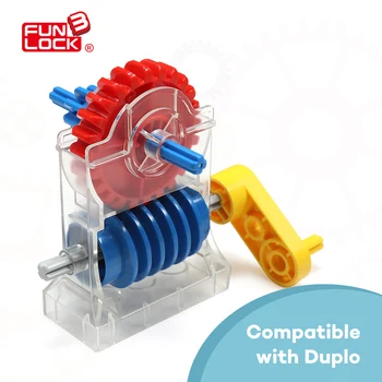 Funlock Duplo Blocks Toys TOOLO Parts and Pieces Bundle Spare Wheels Transparent Turbine Case Set Building Bricks for Children
Funlock Duplo Blocks Toys TOOLO Parts and Pieces Bundle Spare Wheels Transparent Turbine Case Set Building Bricks for Children