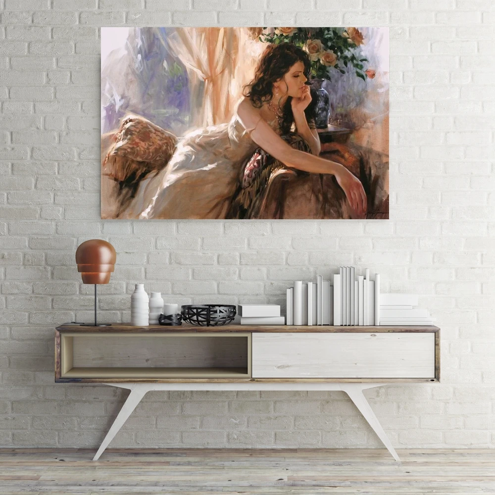 DIY European Classical Painting Elegant Lady Leaning on the Sofa Paint By Numbers Home Decor Rose Painting Coloring by Numbers
DIY European Classical Painting Elegant Lady Leaning on the Sofa Paint By Numbers Home Decor Rose Painting Coloring by Numbers