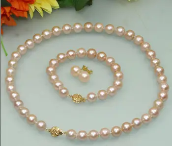 shitou 00693 elegant 10-11mm natural south sea pink pearl necklace Bracelet Earring 18 inch
shitou 00693 elegant 10-11mm natural south sea pink pearl necklace Bracelet Earring 18 inch