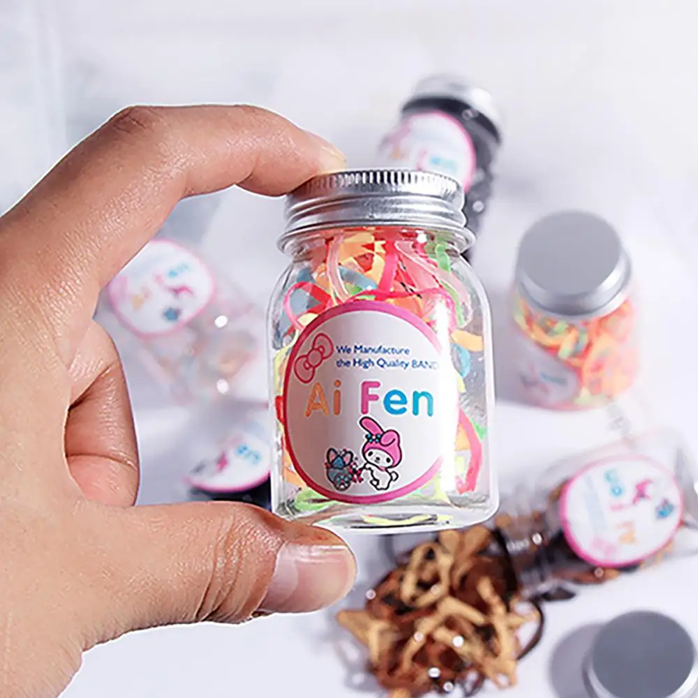 200/100PCS Small canned Disposable high-elastic tied hair rubber band children's small candy color no trace the rubber band
200/100PCS Small canned Disposable high-elastic tied hair rubber band children's small candy color no trace the rubber band