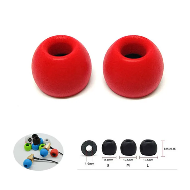2 pcs/1 pairs. ANJIRUI TS-400 M 12.5mm Caliber Ear Pads/cap 4.9mm memory foam eartips for in-ear earphone tips sponge Ear cotton
2 pcs/1 pairs. ANJIRUI TS-400 M 12.5mm Caliber Ear Pads/cap 4.9mm memory foam eartips for in-ear earphone tips sponge Ear cotton