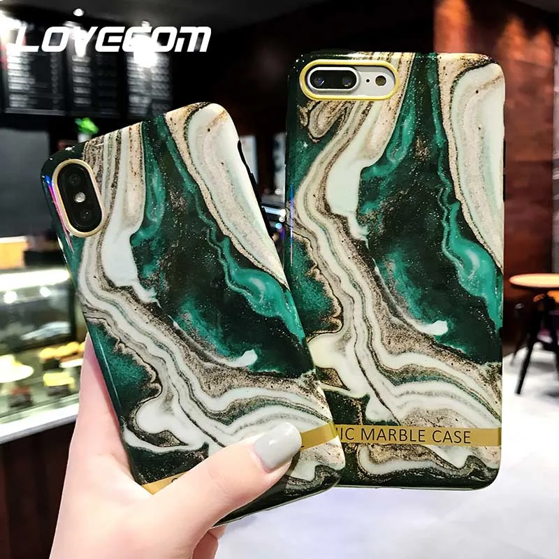 LOVECOM Ink Jet Atrovirens Marble Case For iPhone X XS Max XR 6 6S 7 8 Plus Gold Plating Letter Soft IMD Phone Back Cover Gift
LOVECOM Ink Jet Atrovirens Marble Case For iPhone X XS Max XR 6 6S 7 8 Plus Gold Plating Letter Soft IMD Phone Back Cover Gift
