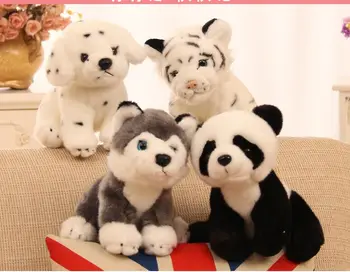 4 pieces a lot cute plush sitting animal toys high quality husky, spot dog, panda, tiger dolls gift about 20cm
4 pieces a lot cute plush sitting animal toys high quality husky, spot dog, panda, tiger dolls gift about 20cm
