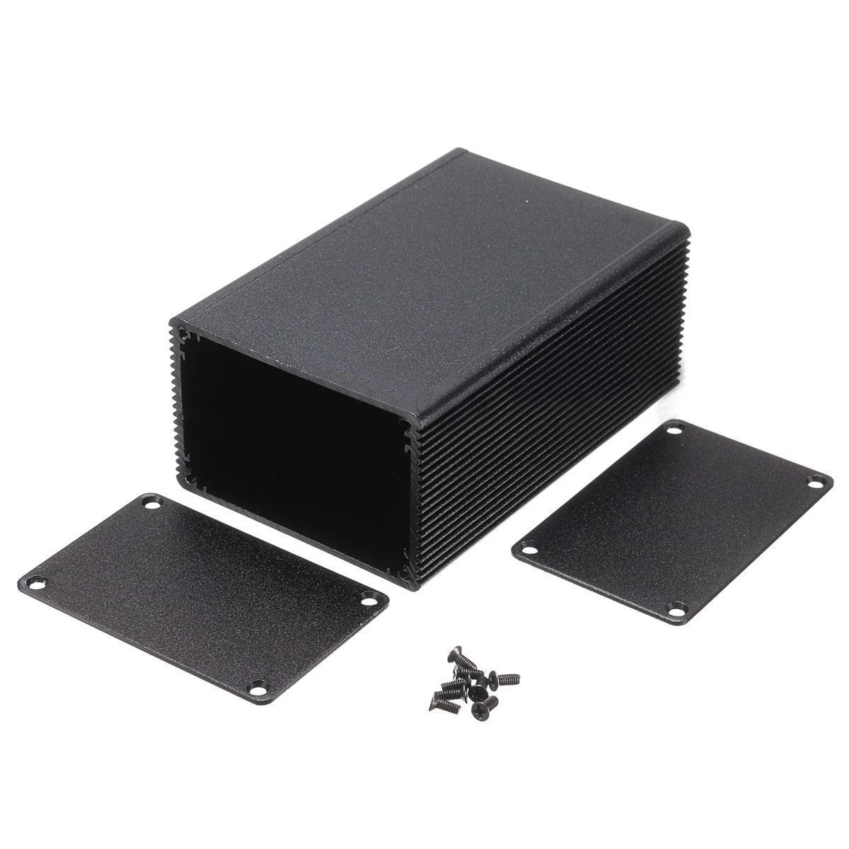 1pc Electronic Project Instrument Box Black Aluminum Enclosure Case 100x66x43mm Mayitr with Corrosion Resistance
