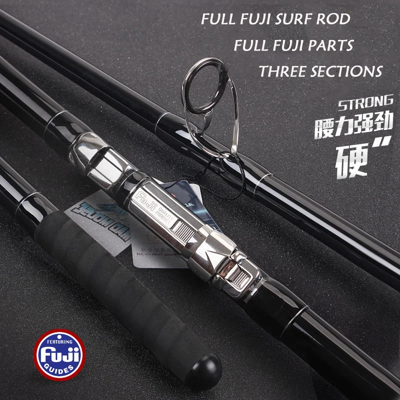 MADMOUSE NEW JAAPAN High Quality Full Fuji Surf Rod 4.20M 46T high carbon 3 Sections 33# 100-250g 37# 150-350g Surf casting rod
MADMOUSE NEW JAAPAN High Quality Full Fuji Surf Rod 4.20M 46T high carbon 3 Sections 33# 100-250g 37# 150-350g Surf casting rod