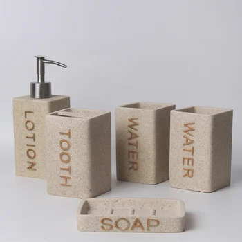 Couple bathroom five-piece European creative wedding cup bathroom wash set supplies LO87354
Couple bathroom five-piece European creative wedding cup bathroom wash set supplies LO87354