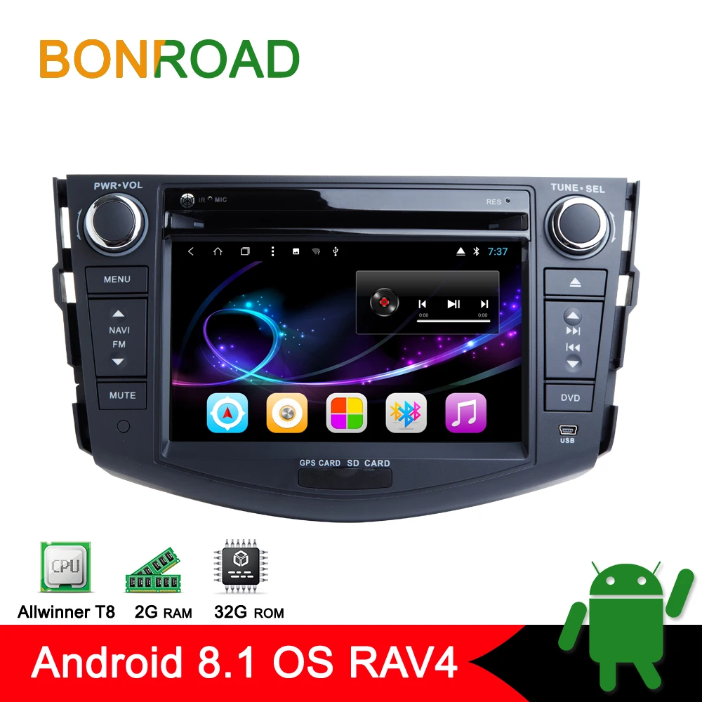Bonroad 2Din Android 7.1/8.1 Car DVD Player for Toyota RAV4 1026*400 Screen Video Stereo GPS Navigation Radio RDS 3G 4G Wifi
Bonroad 2Din Android 7.1/8.1 Car DVD Player for Toyota RAV4 1026*400 Screen Video Stereo GPS Navigation Radio RDS 3G 4G Wifi