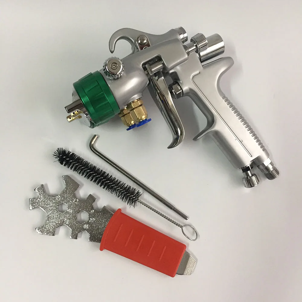 SAT1189 high quality double nozzle spray gun airbrush air spray car paint gun pneumatic silver mirror chrome plate paint gun
SAT1189 high quality double nozzle spray gun airbrush air spray car paint gun pneumatic silver mirror chrome plate paint gun