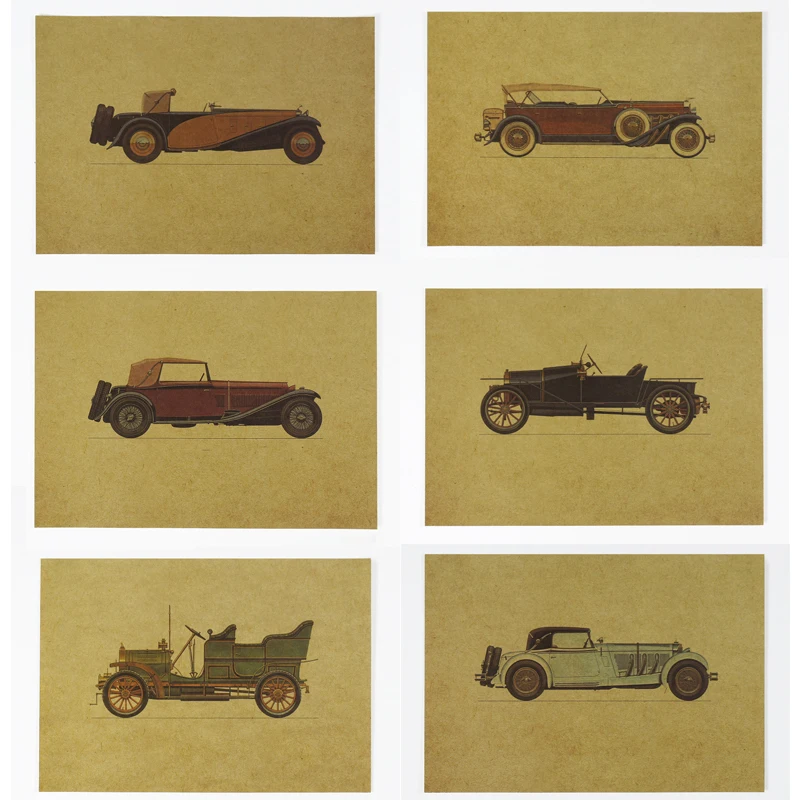 Wall Decorative Vintage Painting Car Poster Kraft Paper Cartoon Stickers Bar Cafe Poster 25.5x35.5cm
Wall Decorative Vintage Painting Car Poster Kraft Paper Cartoon Stickers Bar Cafe Poster 25.5x35.5cm