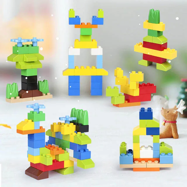 52PCS DIY Large Particles Baby Assembling Toys Building Blocks Big Size Creative Brick Birthday Gift Educational Toys Child #E
52PCS DIY Large Particles Baby Assembling Toys Building Blocks Big Size Creative Brick Birthday Gift Educational Toys Child #E