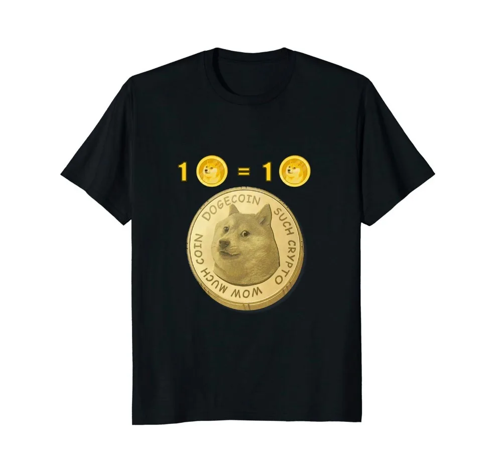Men Tops Tees 2019 Summer Fashion New Dogecoin Moon Crypto-currency 1 Doge = 1 Doge Funny T-Shirt T Shirt
Men Tops Tees 2019 Summer Fashion New Dogecoin Moon Crypto-currency 1 Doge = 1 Doge Funny T-Shirt T Shirt