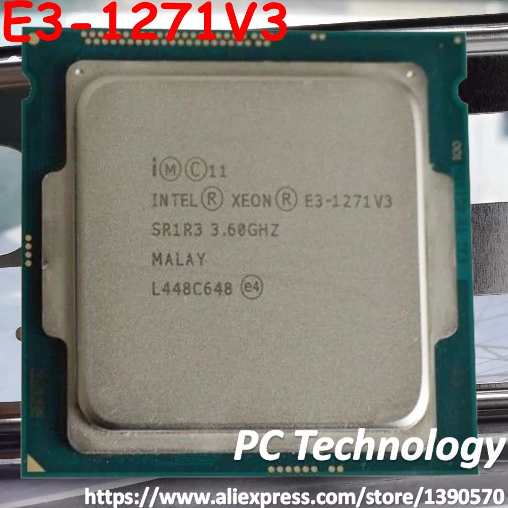 Original Intel Xeon E3-1271V3 CPU 3.60GHz 8M LGA1150 Quad-core Desktop E3-1271 V3 processor Free shipping E3 1271V3
Original Intel Xeon E3-1271V3 CPU 3.60GHz 8M LGA1150 Quad-core Desktop E3-1271 V3 processor Free shipping E3 1271V3