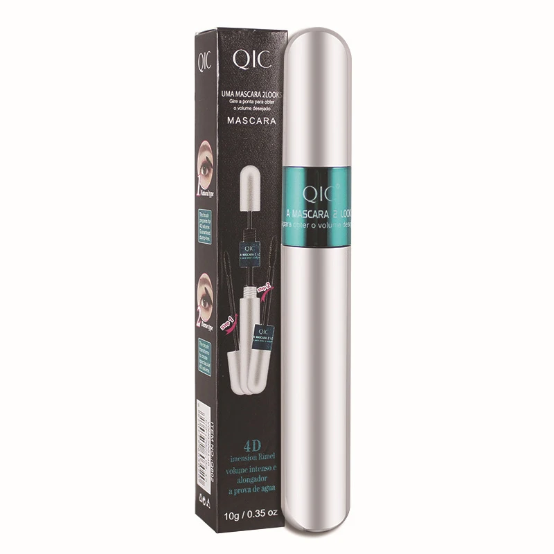 QIC 2 in 1 false eyelashes 4D Silk Fiber rimel Makeup Black Waterproof Lengthening mascara Volume Express
QIC 2 in 1 false eyelashes 4D Silk Fiber rimel Makeup Black Waterproof Lengthening mascara Volume Express