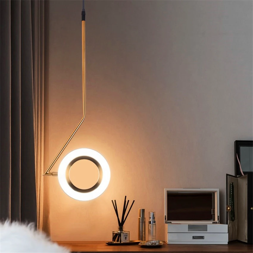 Nordic LED Pendant Lamps Bedroom Bedside Restaurant Chandelier Lighting Modern Luminaria Bar Brass Creative LED Designer Lamps
Nordic LED Pendant Lamps Bedroom Bedside Restaurant Chandelier Lighting Modern Luminaria Bar Brass Creative LED Designer Lamps