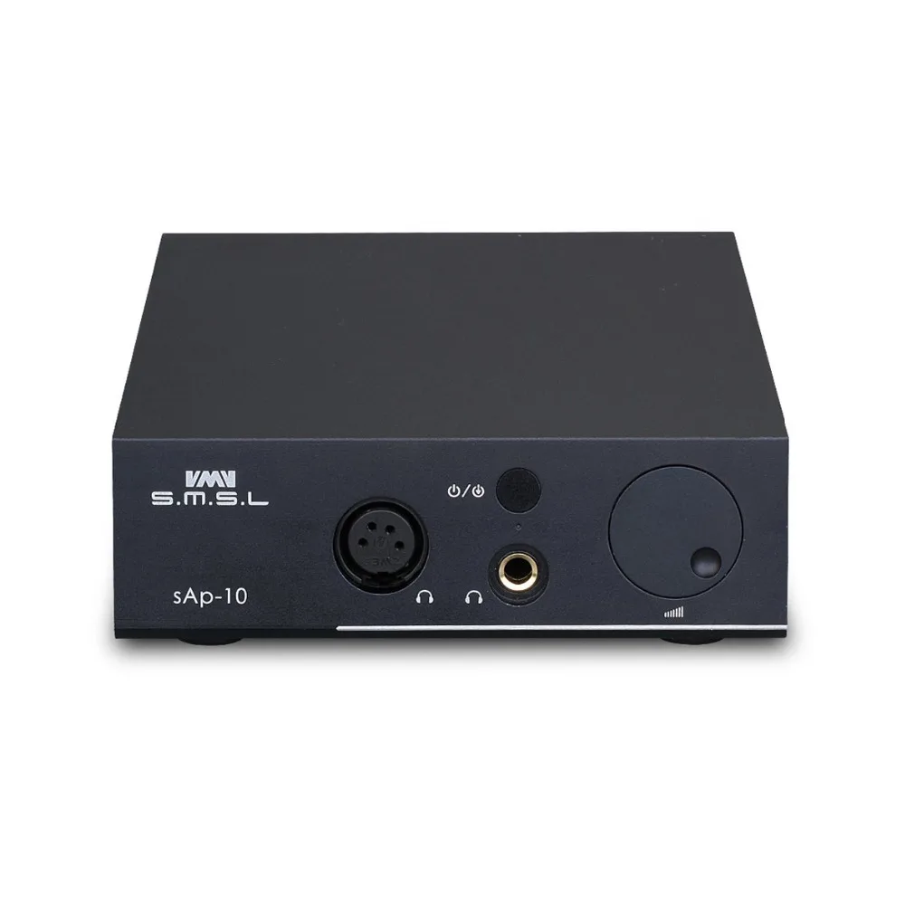 SMSL SAP-10 HI-FI Headphone Amplifier Full Balanced Output XLR and RCA Input Built-in Linear Power Supply TPA1620A2 Chips Black
SMSL SAP-10 HI-FI Headphone Amplifier Full Balanced Output XLR and RCA Input Built-in Linear Power Supply TPA1620A2 Chips Black