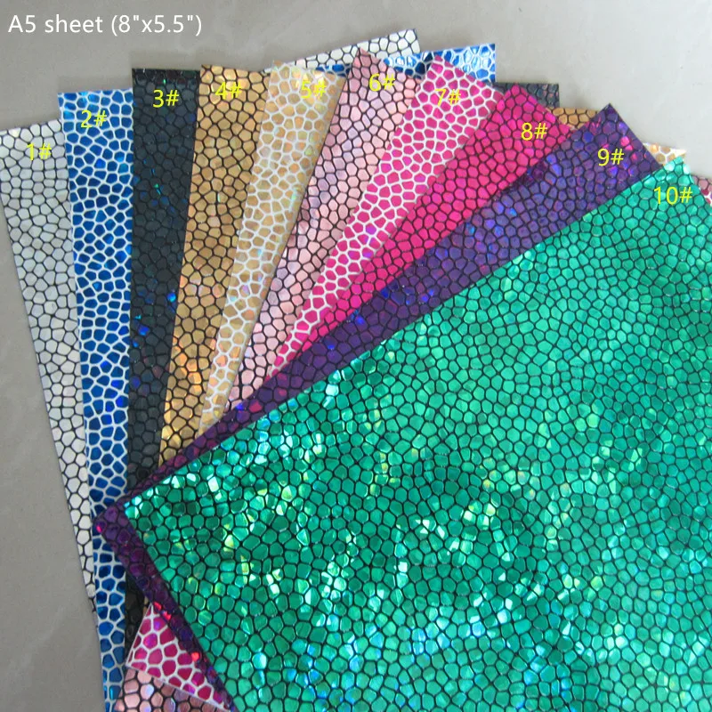 A5 sheet 8"X5.5"(21X15cm) Holographic Stone Textured Faux leather synthetic PU leather For bows craft Sewing DIY 1pieces F0209
A5 sheet 8"X5.5"(21X15cm) Holographic Stone Textured Faux leather synthetic PU leather For bows craft Sewing DIY 1pieces F0209