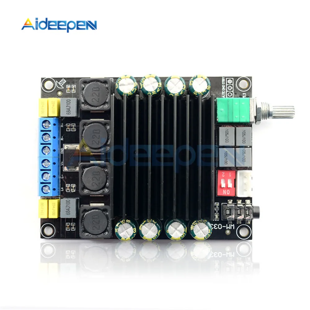 TDA7498 2*100W Digital Amplifier Audio Board Power Audio Amp 2.0 Class D Amplifiers Stereo HIFI Amplifier DC 12-36V Dual Channel
TDA7498 2*100W Digital Amplifier Audio Board Power Audio Amp 2.0 Class D Amplifiers Stereo HIFI Amplifier DC 12-36V Dual Channel