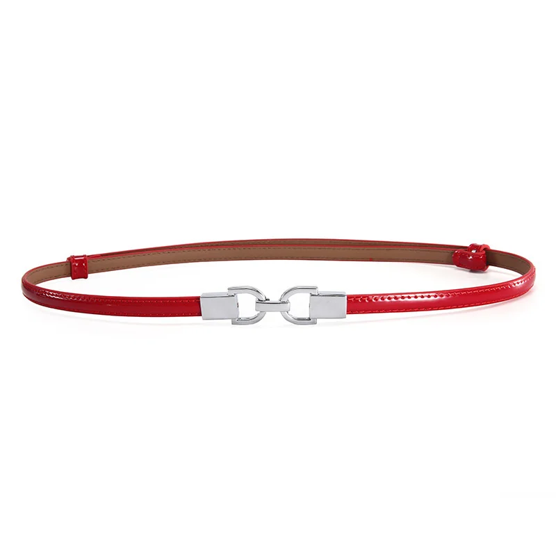 19 Colors Women's Leather Belts Fashion Skinny Thin Belt Adjustable Waist Strap with Gold Alloy Buckle 2019 Designer Female Belt
19 Colors Women's Leather Belts Fashion Skinny Thin Belt Adjustable Waist Strap with Gold Alloy Buckle 2019 Designer Female Belt