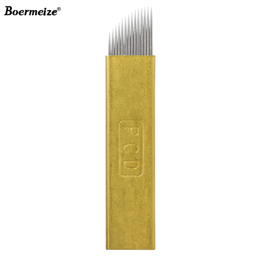 Makeup Needles 10PCS PCD 14 Pin Permanent Makeup Eyebrow Tatoo Microblading Needles For 3D Embroidery Manual Tattoo Pen Machine
Makeup Needles 10PCS PCD 14 Pin Permanent Makeup Eyebrow Tatoo Microblading Needles For 3D Embroidery Manual Tattoo Pen Machine