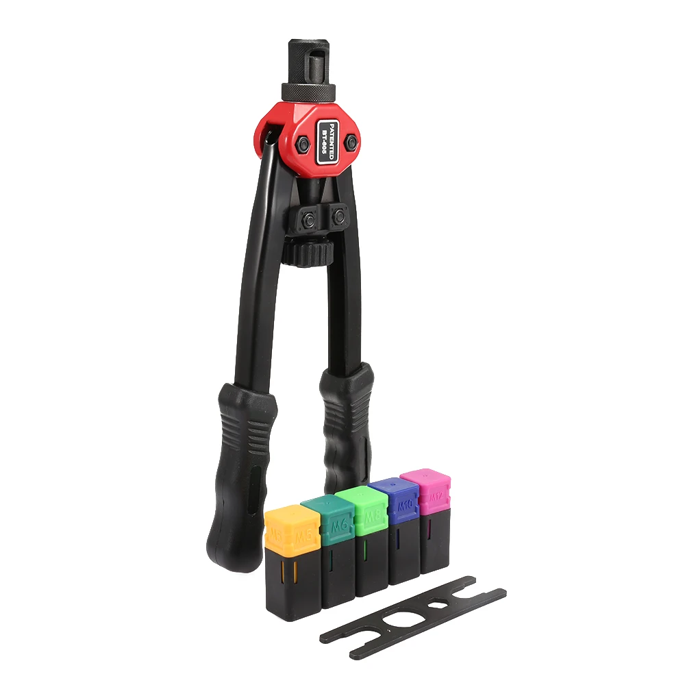 Riveter Nut Gun 12" Blind Auto Riveter Nut tool Heavy Hand Insert Rivet Nut Tool Manual Mandrels M3 M4 M5 M6 M8
Riveter Nut Gun 12" Blind Auto Riveter Nut tool Heavy Hand Insert Rivet Nut Tool Manual Mandrels M3 M4 M5 M6 M8