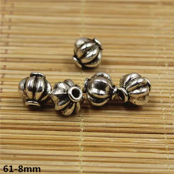 200pcs Tibetan Tibetan Silver Pumpkin Beads Bracelet Necklace Bead 8mm DIY Jewelry Accessories Bodhi Beads Accessories
200pcs Tibetan Tibetan Silver Pumpkin Beads Bracelet Necklace Bead 8mm DIY Jewelry Accessories Bodhi Beads Accessories