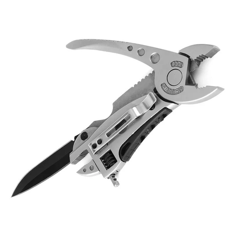Multi-functional Screwdriver Pliers Knife Tool Set Adjustable Wrench Jaw Survival Gear Tool
Multi-functional Screwdriver Pliers Knife Tool Set Adjustable Wrench Jaw Survival Gear Tool