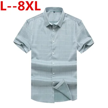 8XL 6XL 5XL 4XL Summer Pinted New Mens Fashion Casual Shirts Short Sleeve Dress Shirt Geometri social mens Slim Fit Plaid Shirt
8XL 6XL 5XL 4XL Summer Pinted New Mens Fashion Casual Shirts Short Sleeve Dress Shirt Geometri social mens Slim Fit Plaid Shirt