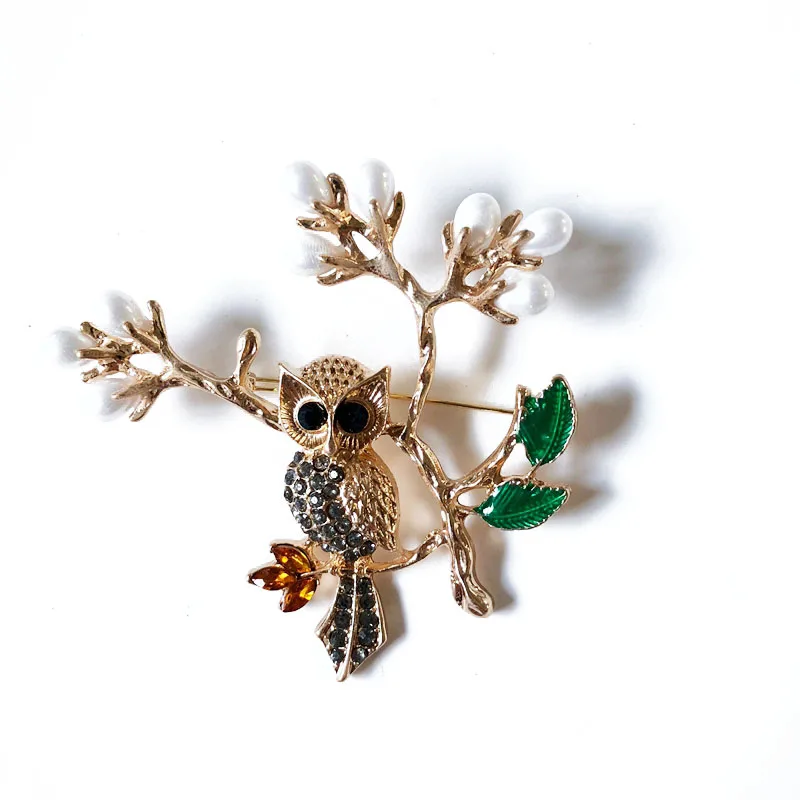 Free Shipping New Fashion Owl Bird Vintage Elegant Peark Green Enamel Leaf Brooch
Free Shipping New Fashion Owl Bird Vintage Elegant Peark Green Enamel Leaf Brooch
