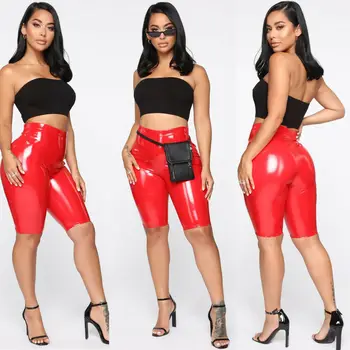 Fashion Women's Solid PU Leather High Waist Pants Stretchy Push Up Pencil Skinny Slim Summer Tight Leggings Black
Fashion Women's Solid PU Leather High Waist Pants Stretchy Push Up Pencil Skinny Slim Summer Tight Leggings Black