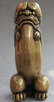 WBY---612+++Old Chinese Collect Decorated Handwork Bronze Lion Carved Male Genitals Statue
WBY---612+++Old Chinese Collect Decorated Handwork Bronze Lion Carved Male Genitals Statue