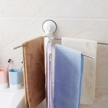 Stainless Steel Towel Bar Rotating Towel Rack Bathroom Kitchen Wall-mounted Towel Suction Cup Rack Holder No Drilling 1987
Stainless Steel Towel Bar Rotating Towel Rack Bathroom Kitchen Wall-mounted Towel Suction Cup Rack Holder No Drilling 1987