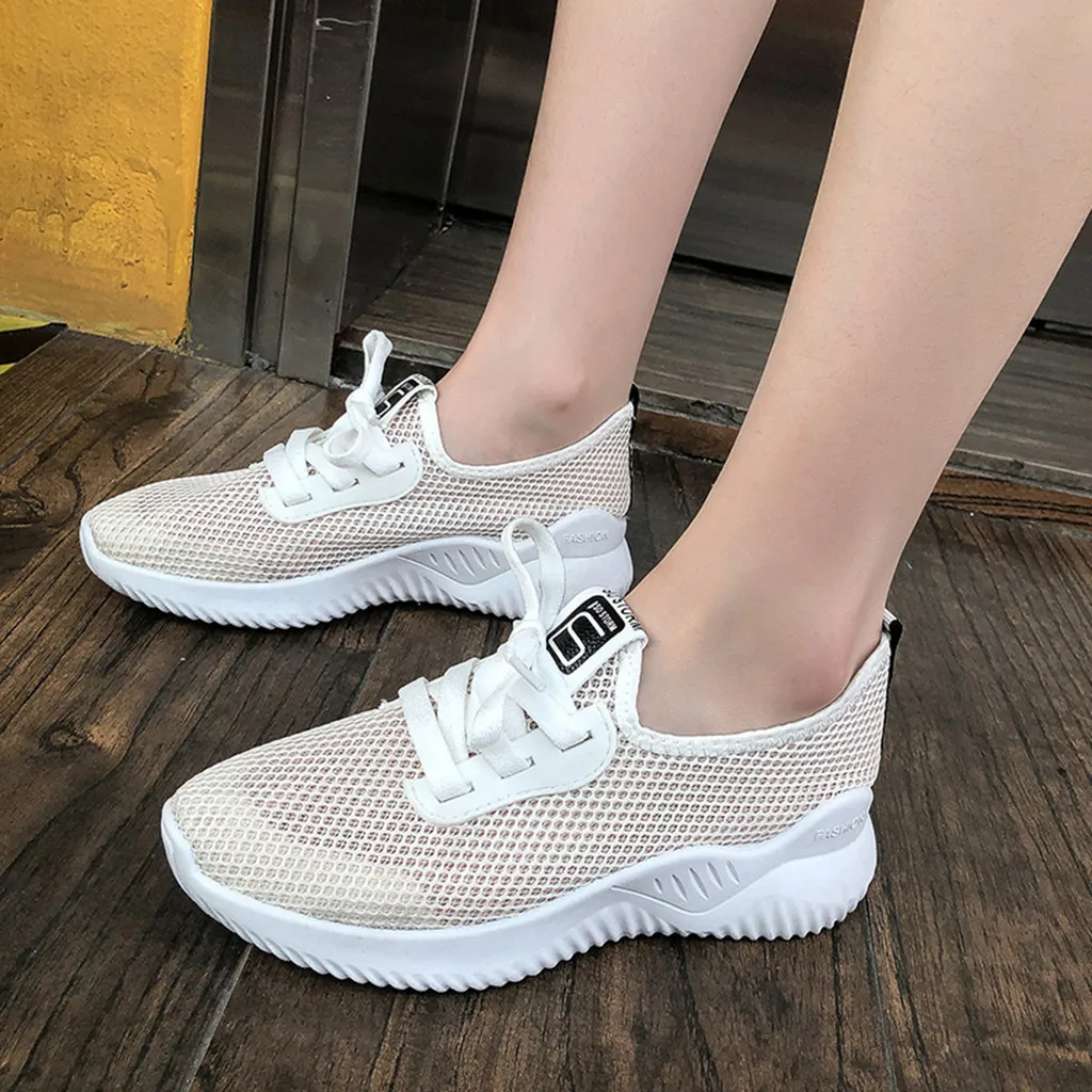 SAGACE Shoes Simple Women's Gilr High Quality Mesh Breathable Lightweight Lace-up Sneakers White Zapatillas mujer Dropship May28
SAGACE Shoes Simple Women's Gilr High Quality Mesh Breathable Lightweight Lace-up Sneakers White Zapatillas mujer Dropship May28