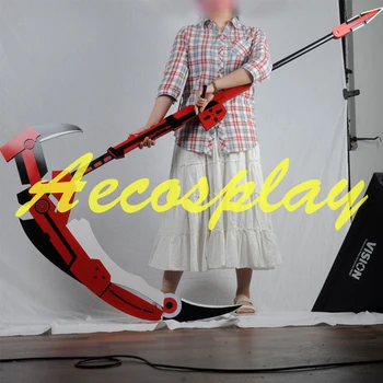 RWBY Ruby Rose Crescent Sniper-Scythe Replica PVC Cosplay Prop WHOLESALE 180CM Halloween Weapons
RWBY Ruby Rose Crescent Sniper-Scythe Replica PVC Cosplay Prop WHOLESALE 180CM Halloween Weapons