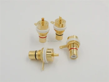 20PCS/lot High quality Copper Gold Plated RCA female Jack Panel Mount Chassis Socket
20PCS/lot High quality Copper Gold Plated RCA female Jack Panel Mount Chassis Socket