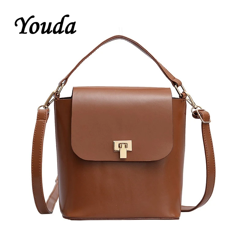 Youda 2019 New Retro Handbag Lock Casual Simple Shoulder Bag Ladies Solid Color Vintage Sloping Bucket Bags Shopping Tote
Youda 2019 New Retro Handbag Lock Casual Simple Shoulder Bag Ladies Solid Color Vintage Sloping Bucket Bags Shopping Tote