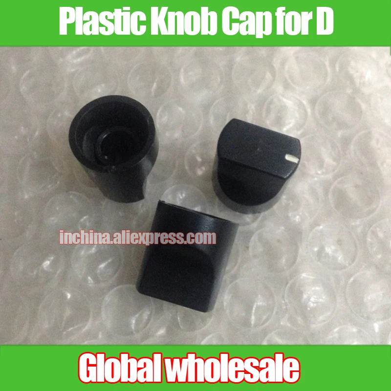 3pcs Plastic Knob Cap for D Shaped handle Half - axis potentiometer / W14.5MM * 15.5MM 180 Degree
3pcs Plastic Knob Cap for D Shaped handle Half - axis potentiometer / W14.5MM * 15.5MM 180 Degree