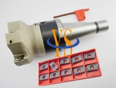 Новая торцевая фреза NT40 FMB22 45L + BAP400R 63-22-4T + 10 шт. APMT1604, карбидная вставка, фрезеровка с ЧПУ
Новая торцевая фреза NT40 FMB22 45L + BAP400R 63-22-4T + 10 шт. APMT1604, карбидная вставка, фрезеровка с ЧПУ