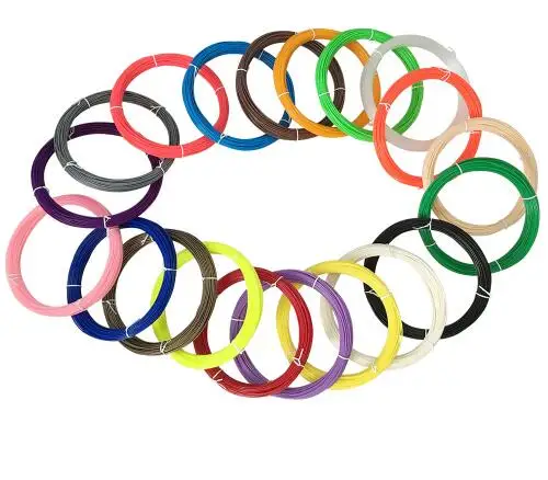 3D Pen Filament Wire 1.75mm PLA 20 Different Colors Pens for 3D linear 3D wire rod printing
3D Pen Filament Wire 1.75mm PLA 20 Different Colors Pens for 3D linear 3D wire rod printing