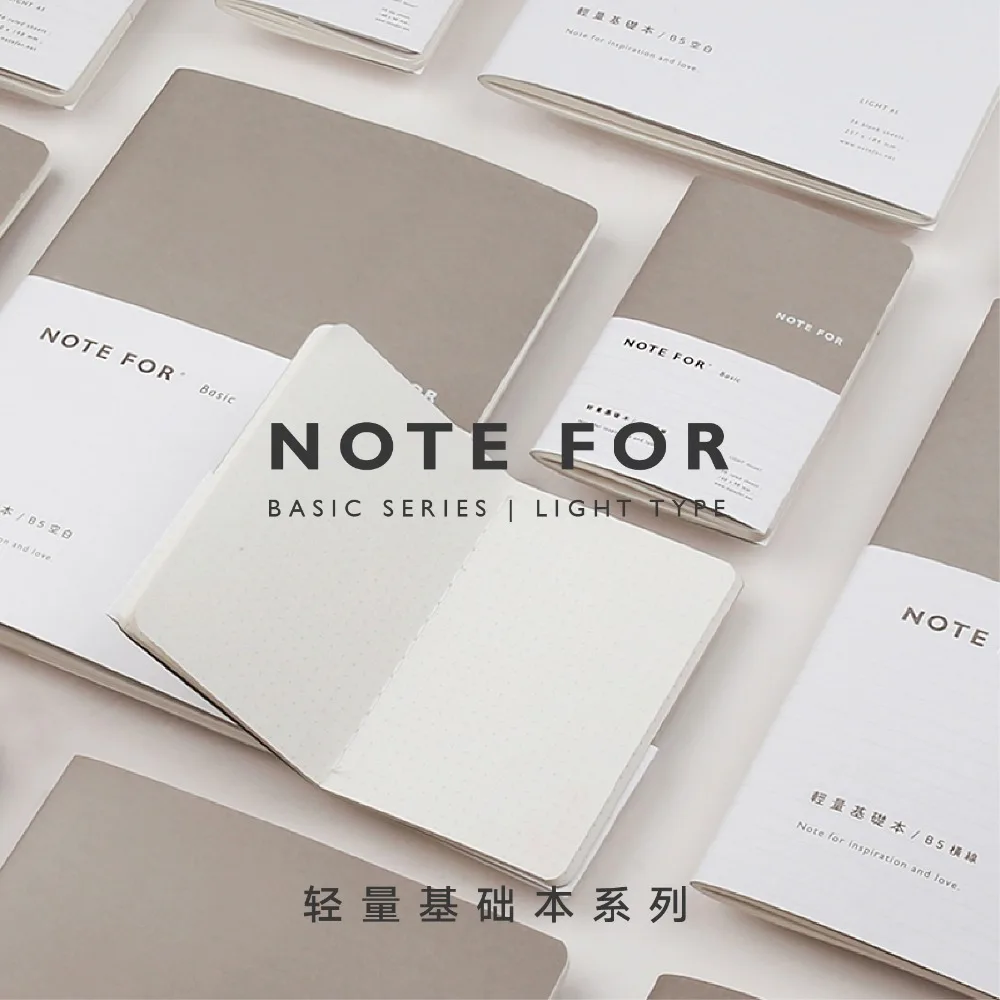 NOTE FOR Basic Series Light Type Notebook Simple Ruled Blank Graph Dot A5 B5 Pocket Style Notebook 36 Sheets 72 Pages
NOTE FOR Basic Series Light Type Notebook Simple Ruled Blank Graph Dot A5 B5 Pocket Style Notebook 36 Sheets 72 Pages