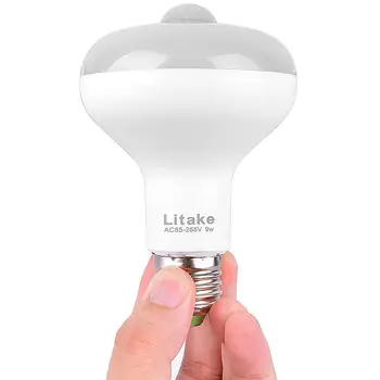 E27 Base 9W Infrared Sensor Light LED Bulb Motion Detection Spotlight Auto Switch Energy Saving Night Lamp
E27 Base 9W Infrared Sensor Light LED Bulb Motion Detection Spotlight Auto Switch Energy Saving Night Lamp