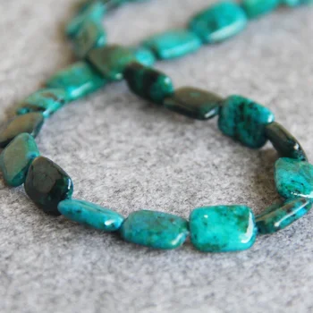 Fashion 10x14mm Natural Azurite Chrysocolla beads Ornaments Women girls gift 15inch Rectangle Jewelry making design wholesale 
Fashion 10x14mm Natural Azurite Chrysocolla beads Ornaments Women girls gift 15inch Rectangle Jewelry making design wholesale