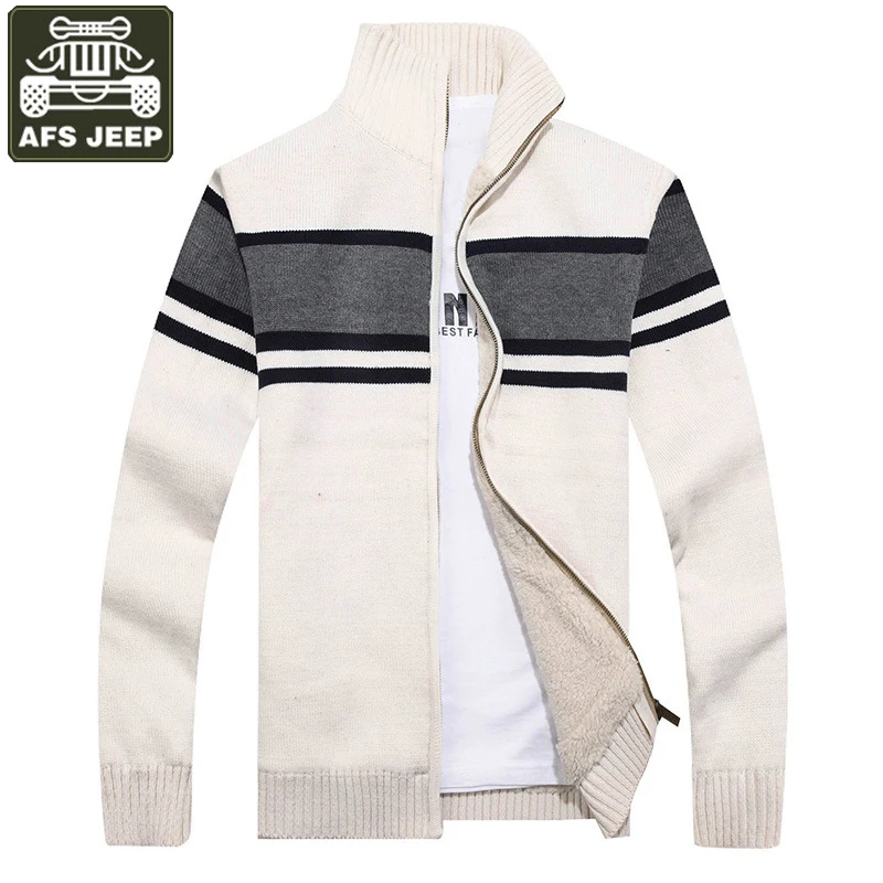 AFS JEEP Sweater Men Cardigan Fleece Thick Warm Winter Sweater Men Military Stand Collar Sueter Hombre Cardigan Masculino M-XXXL
AFS JEEP Sweater Men Cardigan Fleece Thick Warm Winter Sweater Men Military Stand Collar Sueter Hombre Cardigan Masculino M-XXXL