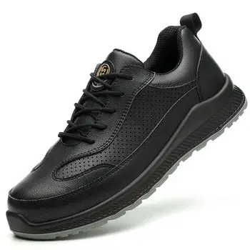 England style men brand designer steel toe caps work safety shoes genuine leather shoe worker outoors security boots protect man
England style men brand designer steel toe caps work safety shoes genuine leather shoe worker outoors security boots protect man