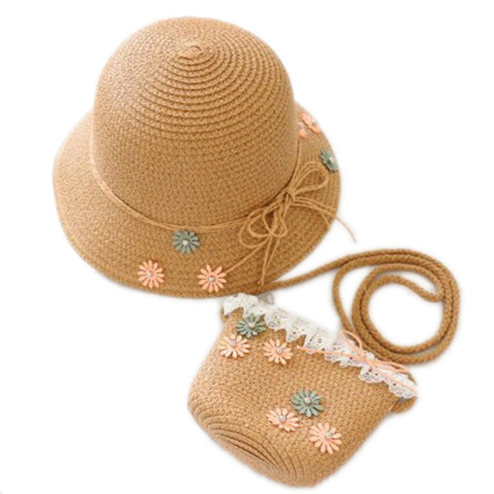 2 Pcs Straw Hat Bag Set Children Summer Flower Folding Visor Beach Child Sun Hat Straw Bag Boys Girls Korean Sweet Cute 2019 New
2 Pcs Straw Hat Bag Set Children Summer Flower Folding Visor Beach Child Sun Hat Straw Bag Boys Girls Korean Sweet Cute 2019 New