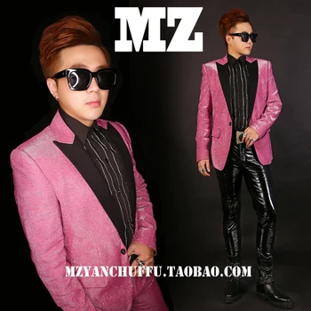 Men's singers costumes night clubs hairdressers slim suits jacket bars men's sequins suits trends men's wear suits jacket tide
Men's singers costumes night clubs hairdressers slim suits jacket bars men's sequins suits trends men's wear suits jacket tide