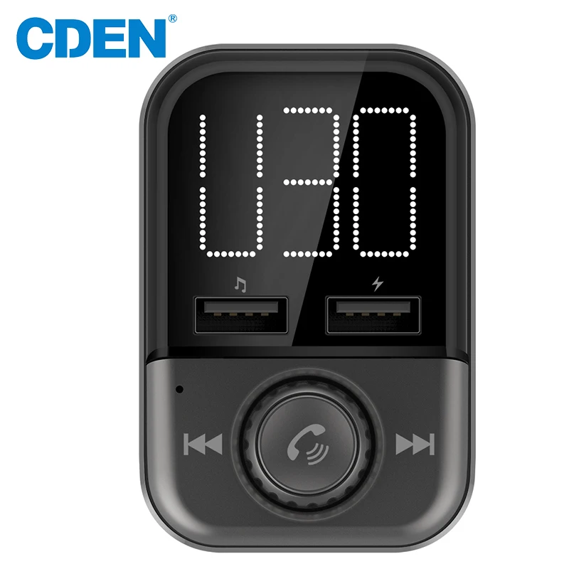 FM Transmitter Bluetooth Wireless Audio Adapter Car Kit with Dual USB Charging Ports 1.4 inch Big LCD Display Hands Free Calling
FM Transmitter Bluetooth Wireless Audio Adapter Car Kit with Dual USB Charging Ports 1.4 inch Big LCD Display Hands Free Calling
