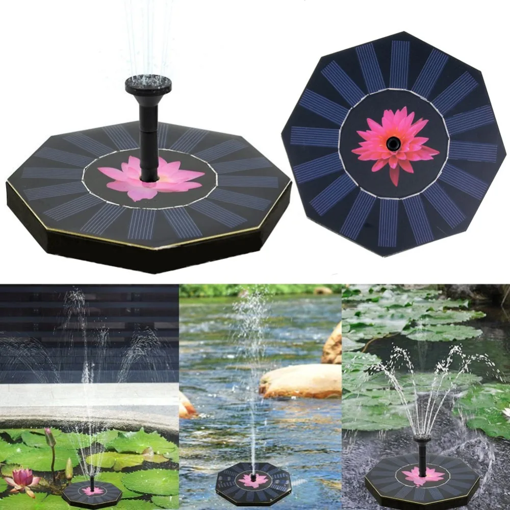 Octagon Solar Fountain Pool Floating Water Pump Irrigation Panel Automatical Garden Plant Watering Kit for Birdbath Fountains
Octagon Solar Fountain Pool Floating Water Pump Irrigation Panel Automatical Garden Plant Watering Kit for Birdbath Fountains