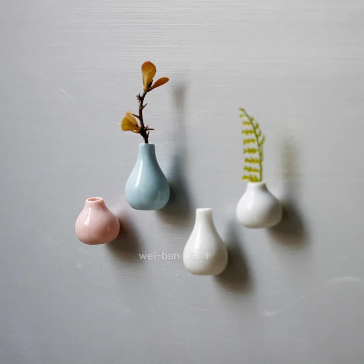 Mini Ceramics Vase Fridge Magnet DIY Porcelain Vase Refrigerator Magnet Message Sticker 12 Designs Green Plant on Kitchen Gift
Mini Ceramics Vase Fridge Magnet DIY Porcelain Vase Refrigerator Magnet Message Sticker 12 Designs Green Plant on Kitchen Gift