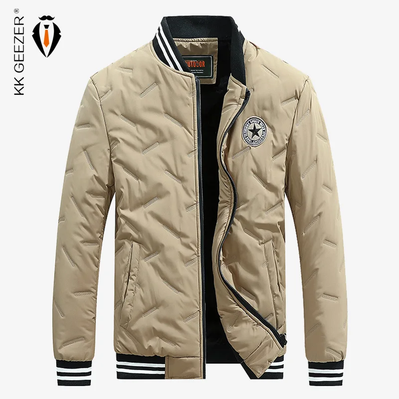 Men Jackets Bomber Cotton Parka Casual Office Coat High Quality Autumn Khaki Motorcycle Business Plus Size Slim Fit Windbreaker
Men Jackets Bomber Cotton Parka Casual Office Coat High Quality Autumn Khaki Motorcycle Business Plus Size Slim Fit Windbreaker